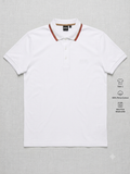 White collared T-shirt