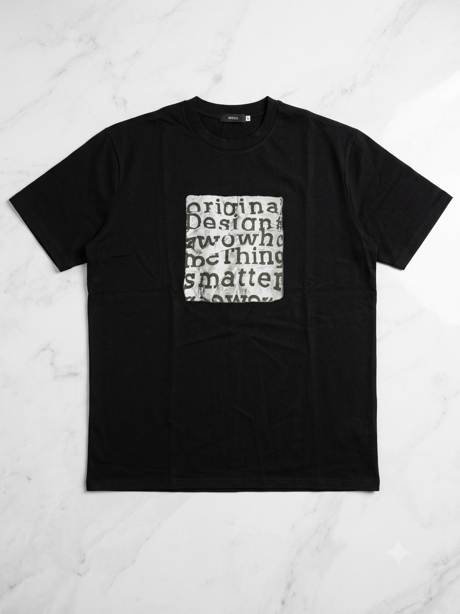 DIDEN EMPIRE "Original Design" Newspaper Typography Graphic Tee