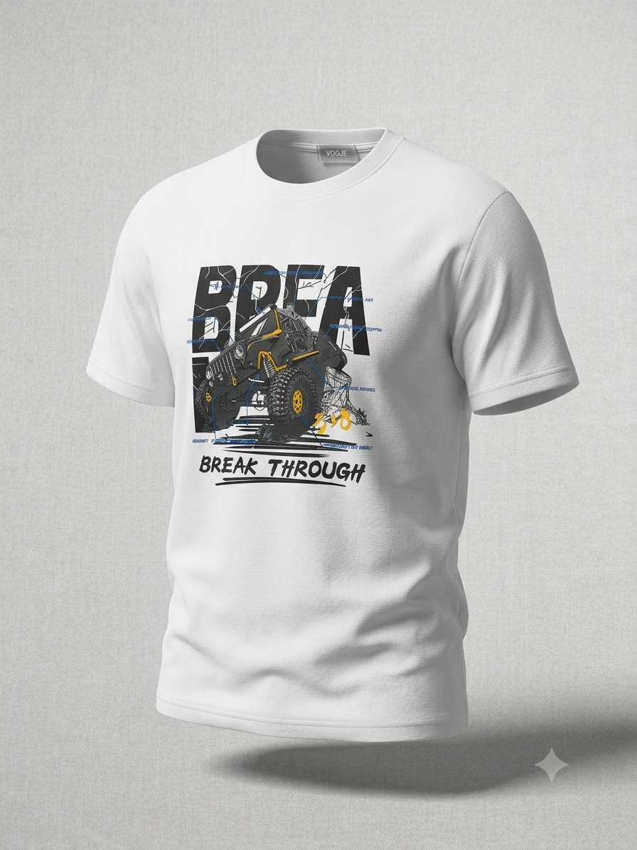 DIDEN EMPIRE "BREAK THROUGH" Streetwear Graphic Tee (Size 3XL)