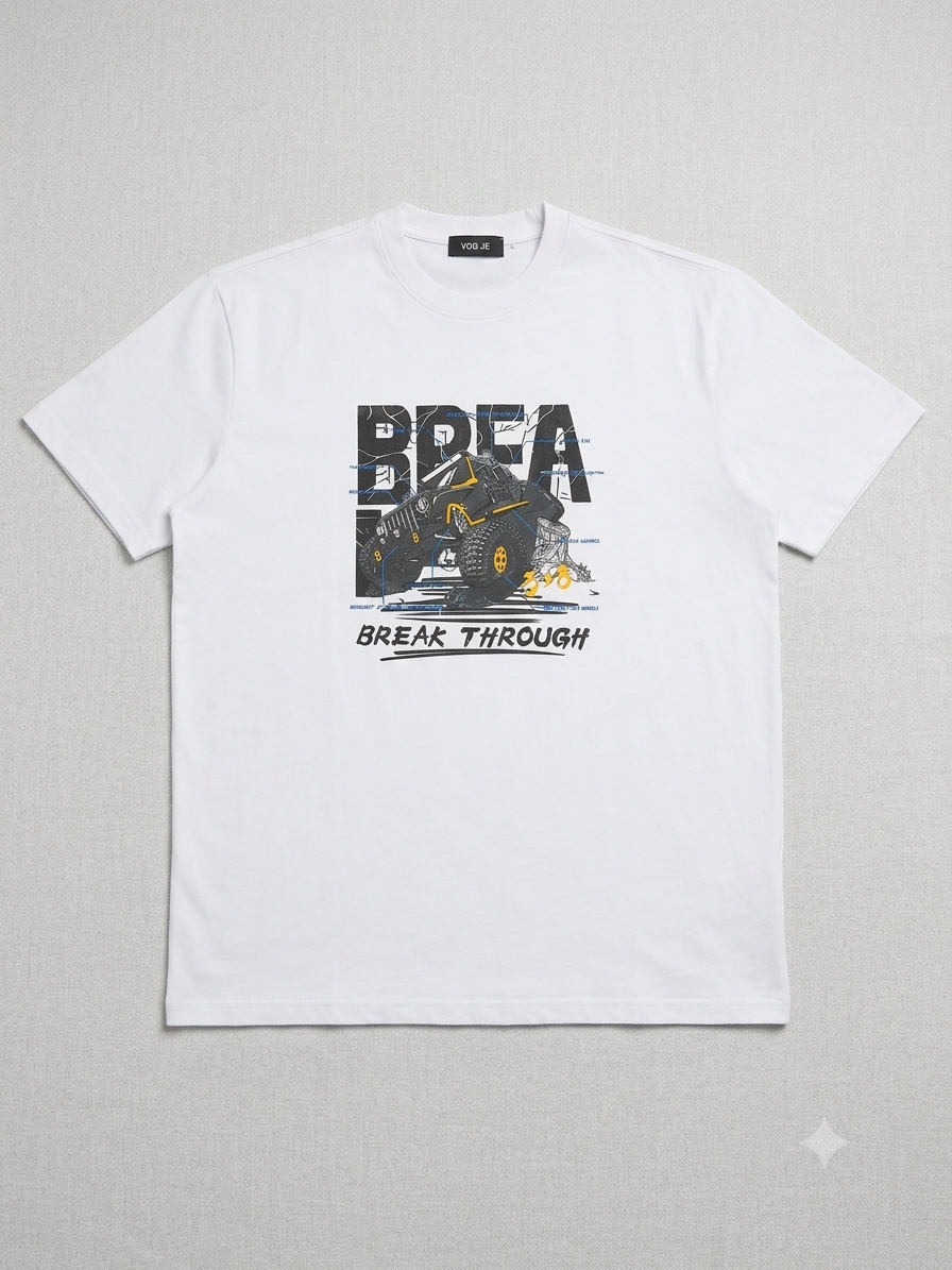 DIDEN EMPIRE "BREAK THROUGH" Streetwear Graphic Tee (Size 3XL)