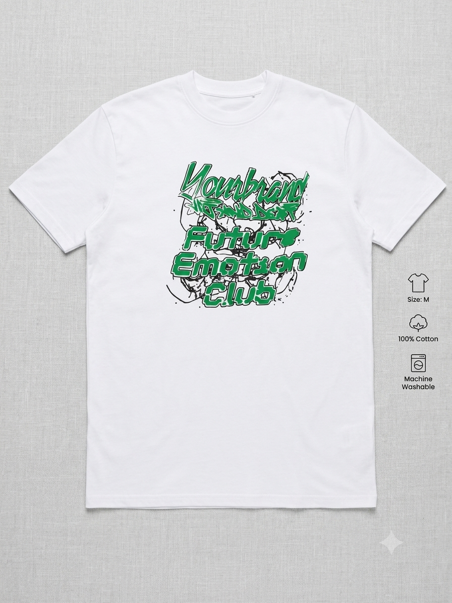 White Designer T-Shirt