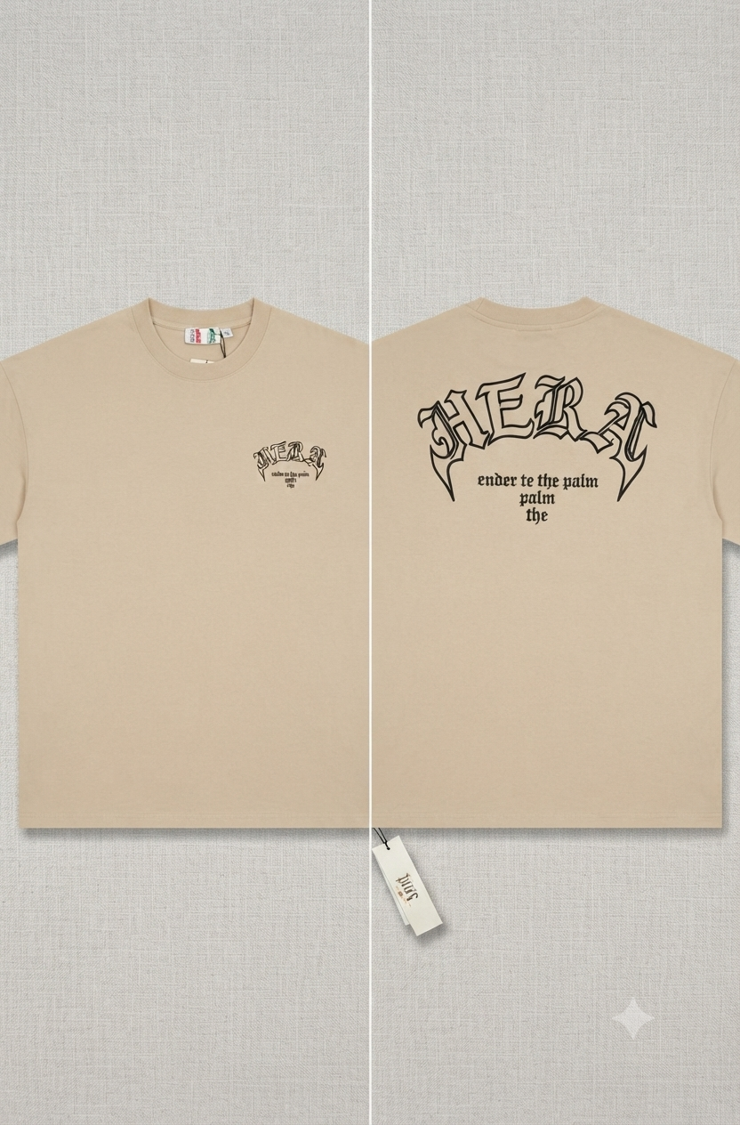 SAINT Official Oversized Tee - Sand