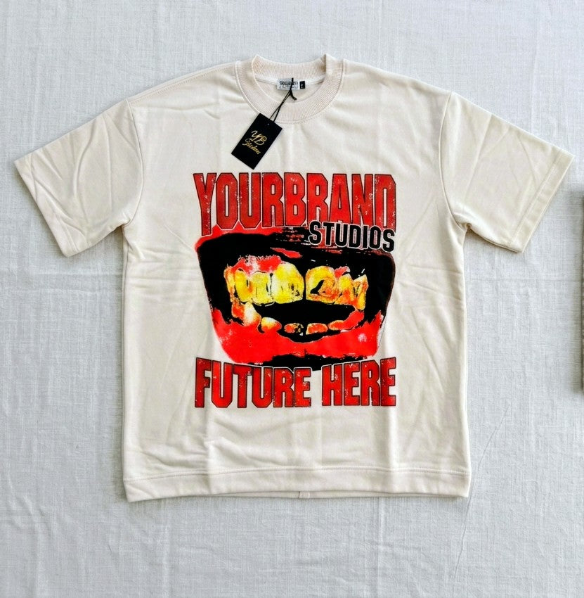 DIDEN EMPIRE — "FUTURE HERE" Vintage Oversized Graphic Tee